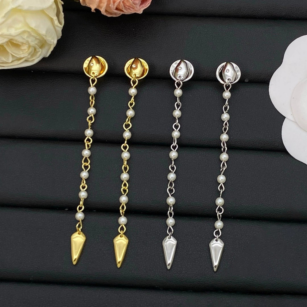Tory Burch Tassel Pearl Earrings Branded